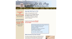 Desktop Screenshot of holycityprayer.com
